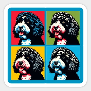 Portuguese Water Dog Pop Art - Dog Lover Gifts Sticker